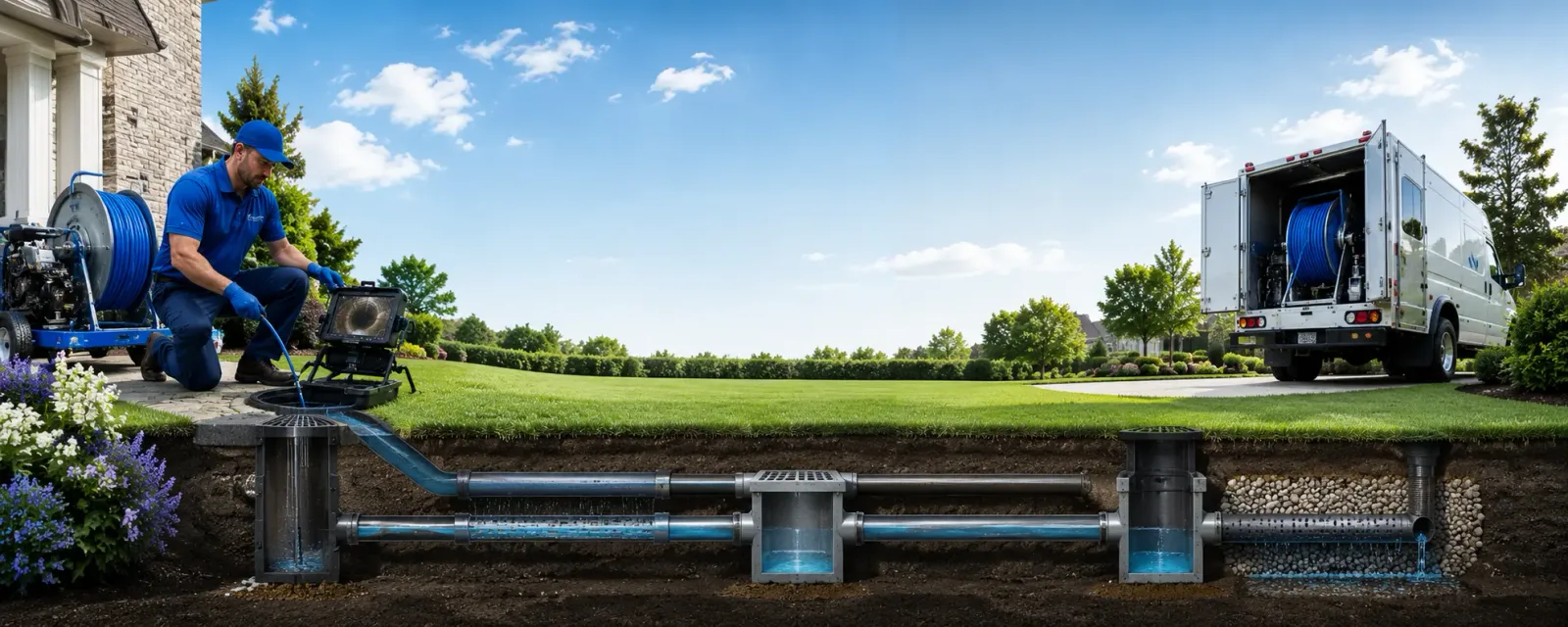 Outdoor drain cleaning information for Pine Grove, WV